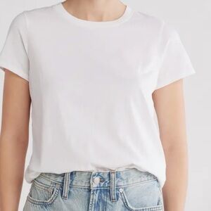 Madewell White Women's Jersey Top